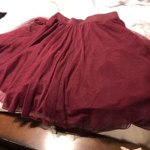 Petit coat style high waist skirt